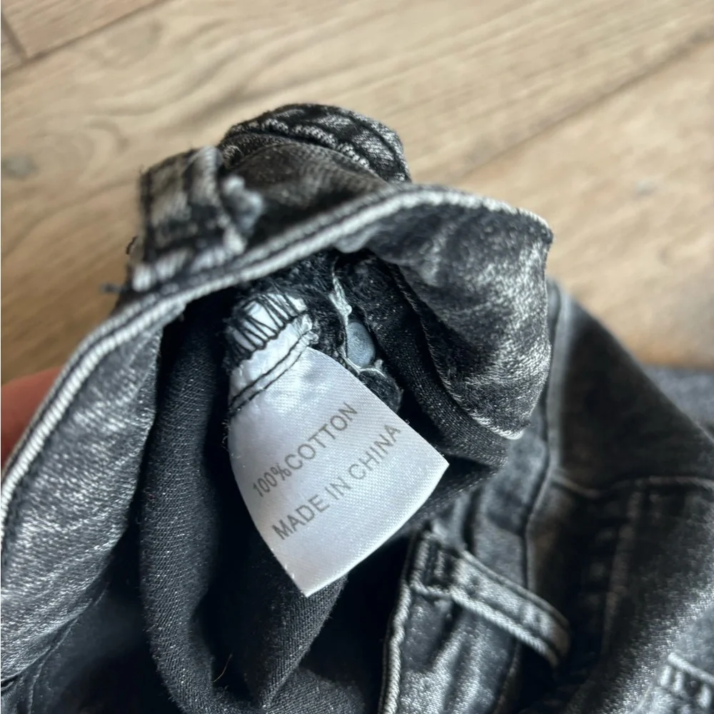 White Fox boutique Good Life Skinny Jeans Black Acid size 24 - Picture 8 of 8